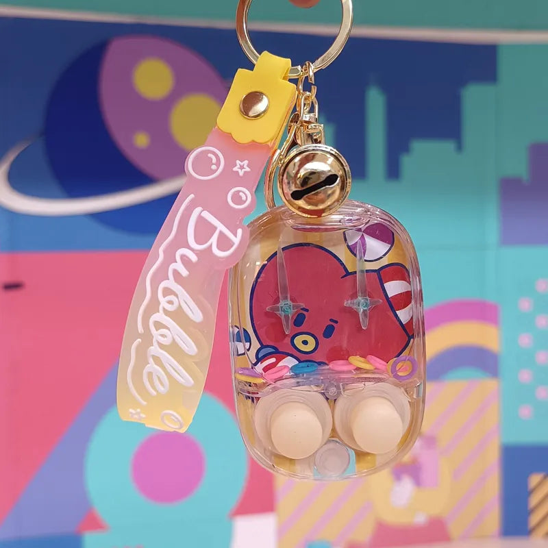 Cartoon Character Game Keychain (Peach)