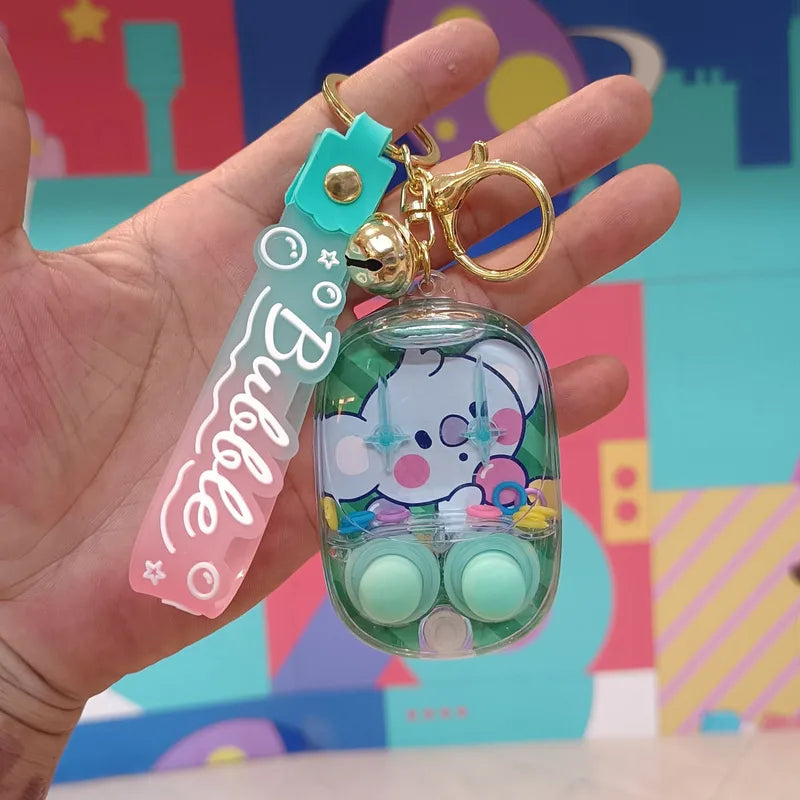 Cartoon Character Game Keychain (Green)
