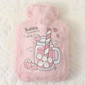 Kawaii Strawberry Milk Plush Small Hot Water Bag
