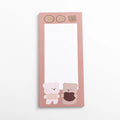 Biscuit Bear Sticky Notes Memo Pad