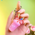 Ice Cream Pink Keychain