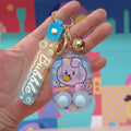 Cartoon Character Game Keychain (Blue)