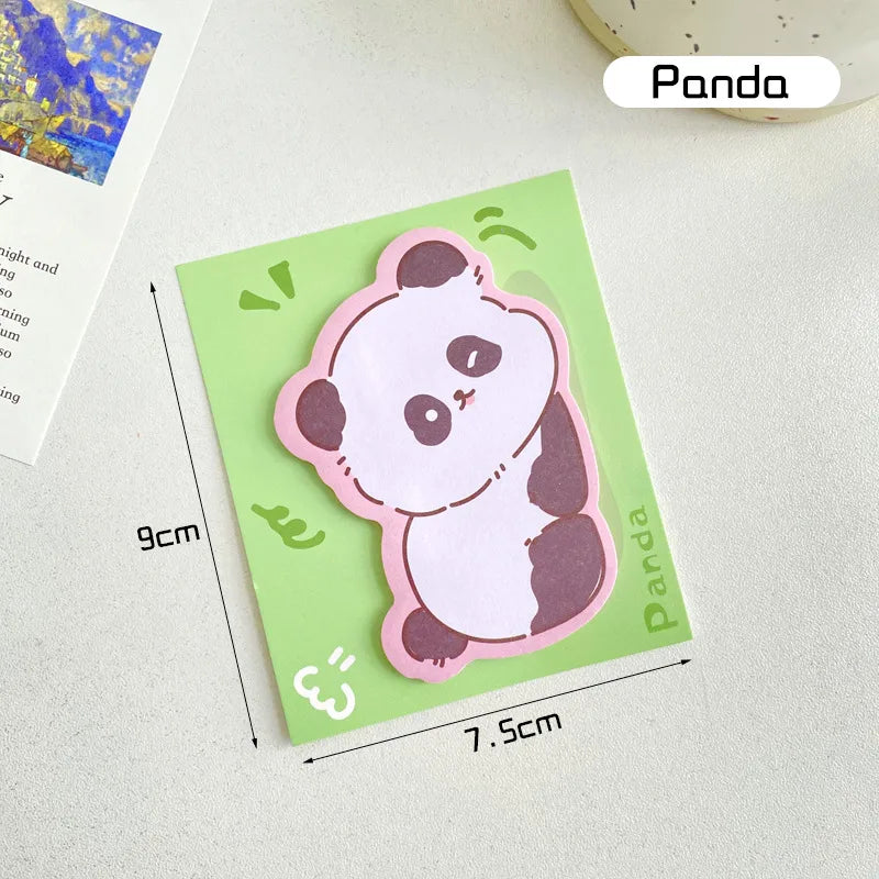 Kawaii Cartoon Panda Sticky Notes