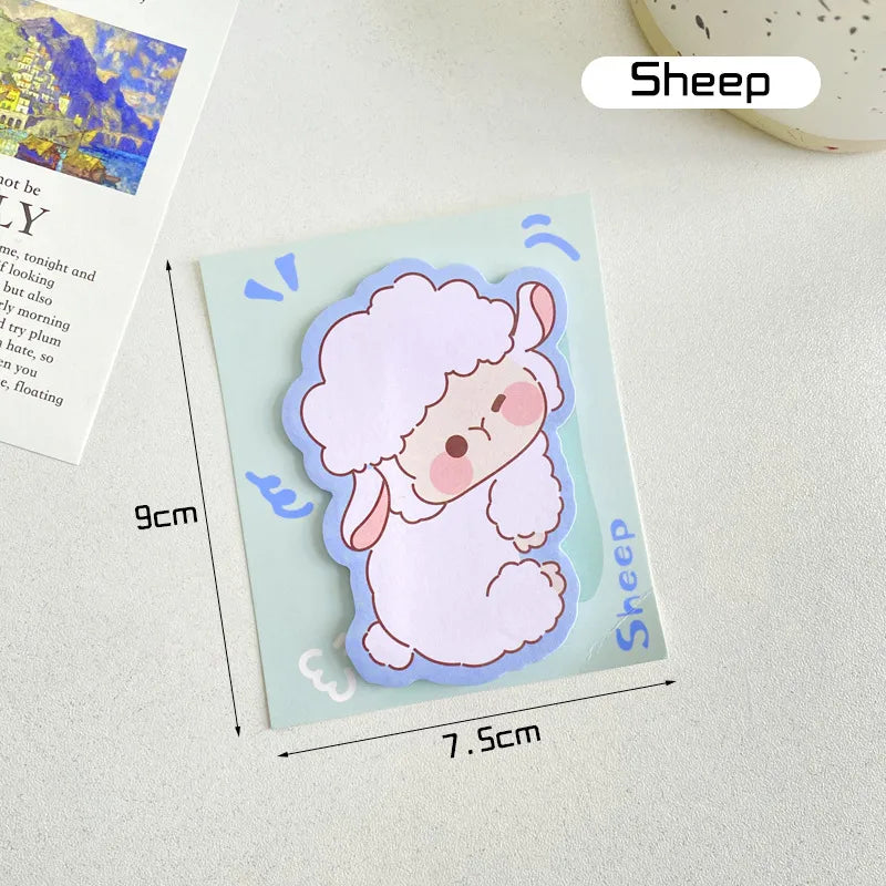 Kawaii Cartoon Sheep Sticky Notes