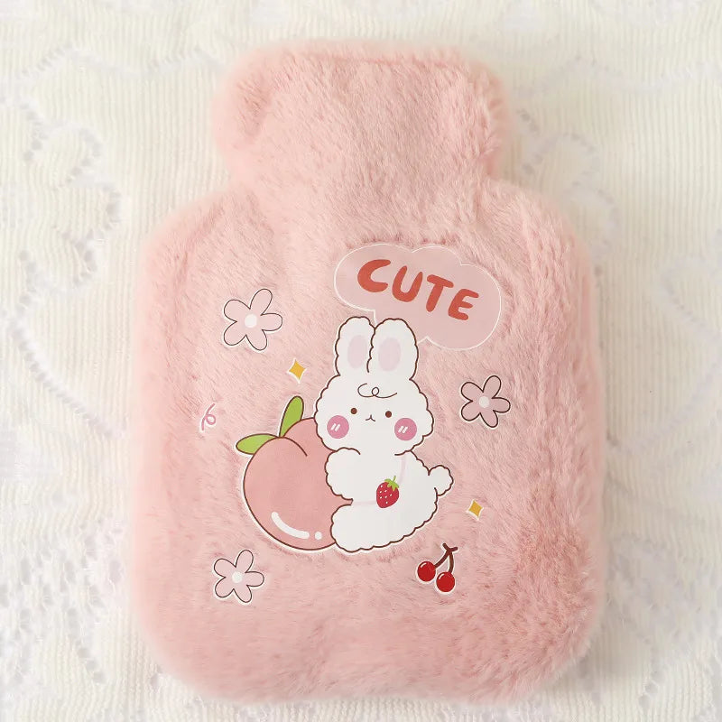 Kawaii Pink Bunny Plush Small Hot Water Bag