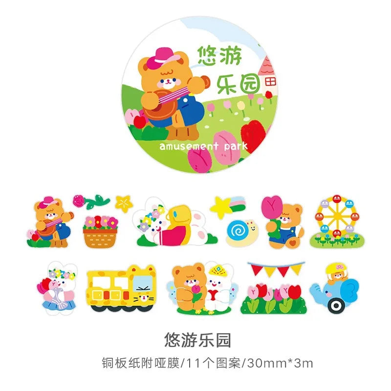 Kawaii YouYou Paradise Decorative Sticker Tape