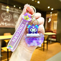 Bubble Bead Bathtub Glow-in-the-Dark Keychain (Purple)