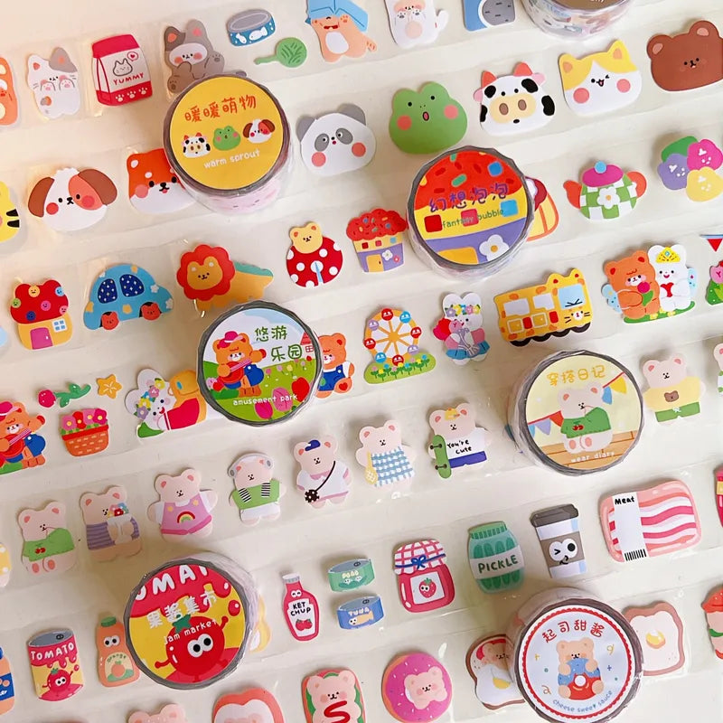 Kawaii Animal Decorative Sticker Tape