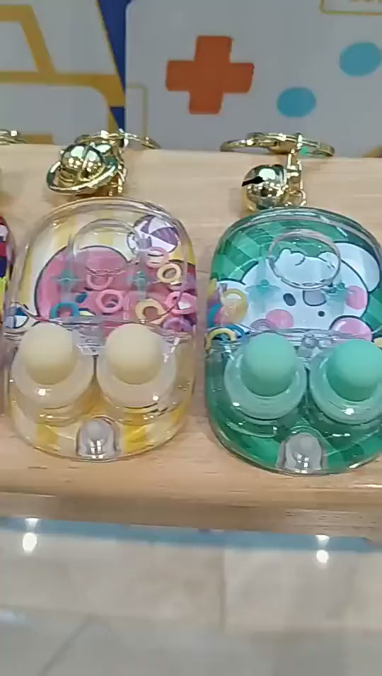 Cartoon Character Game Keychain (Blue)